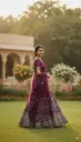 Royal Plum Lehenga