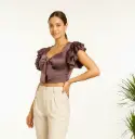 Wine purple Crop To