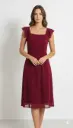 Wine Red Flutter