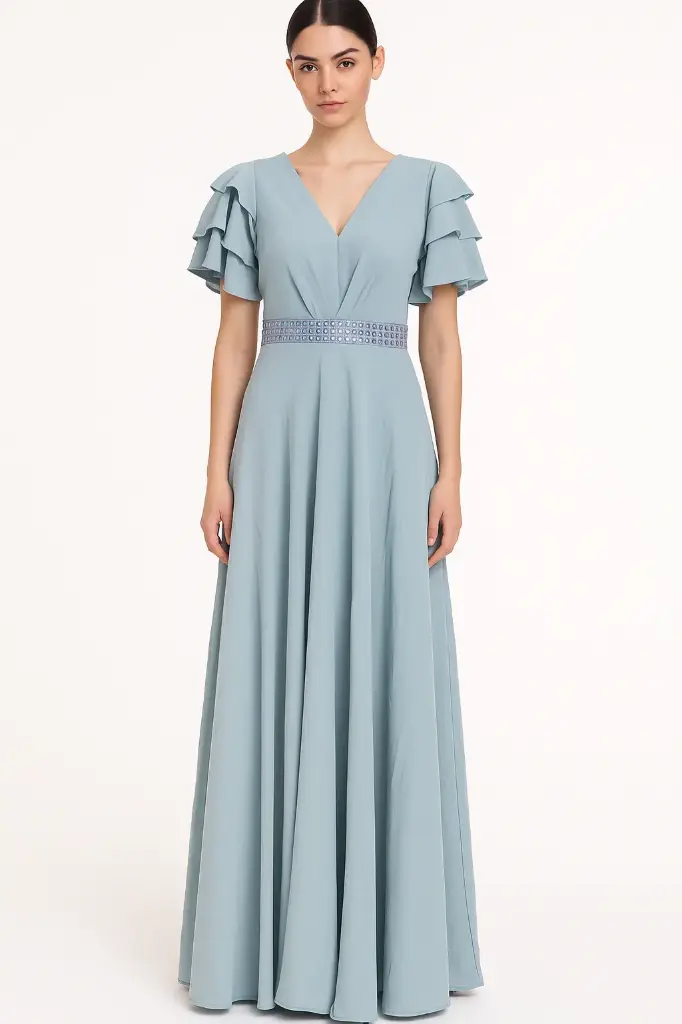 Pastel blue Party Gown (copy)