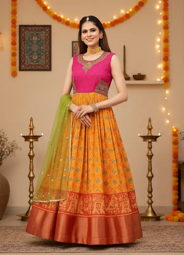 Traditional Anarkali