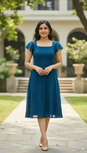 Teal Blue Flutter