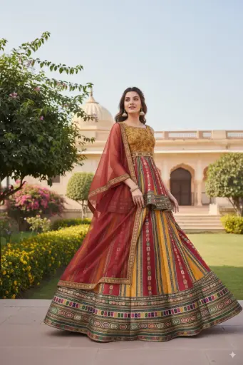 Lehenga Choli with Dupatta