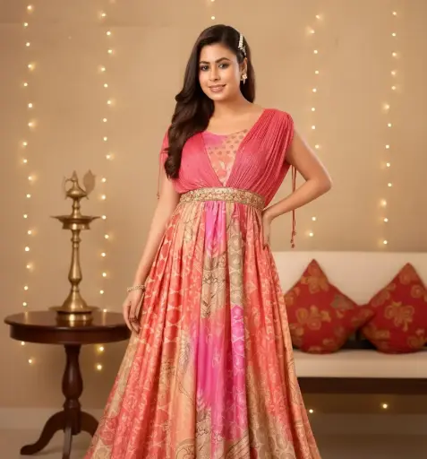 Indo-Western Gown