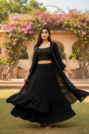 Indo-Western Fusion Outfit