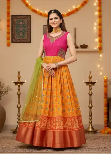 Traditional Anarkali