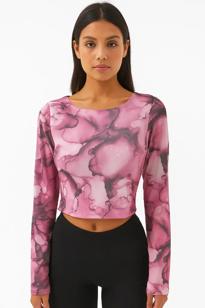 Fitted crop top