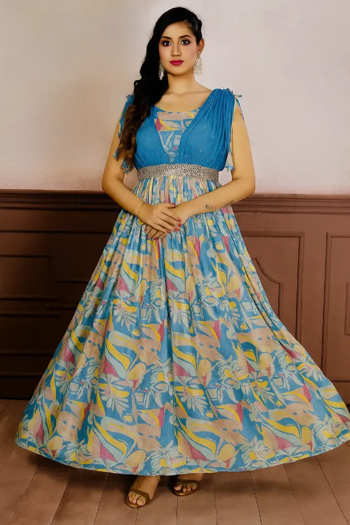 flared Anarkali-style